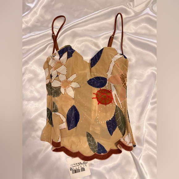 La Perla Floral Set, corset and panties. - Picture 2 of 15